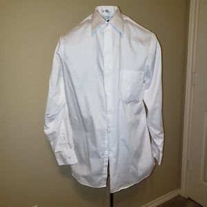 Men's Long Sleeve White Dress Shirt